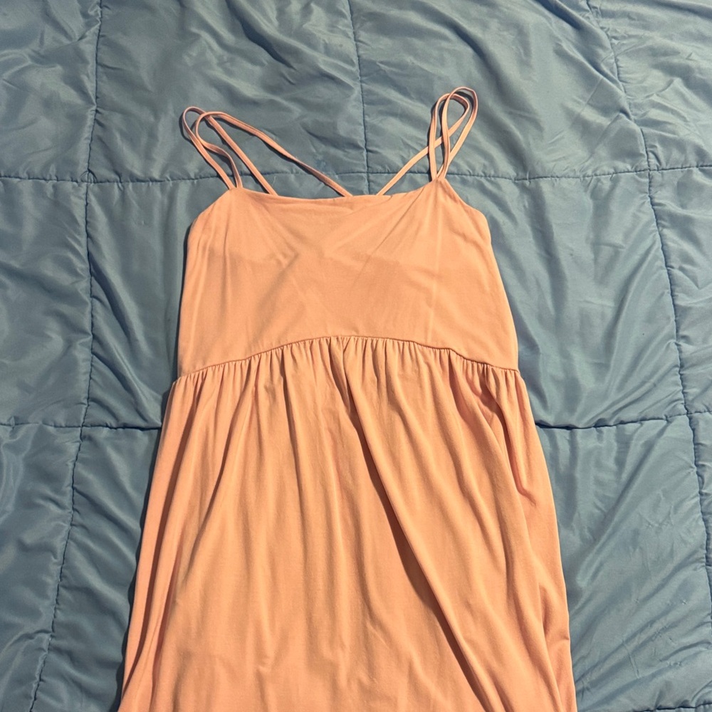 Old Navy Peach Double Strap Chemise